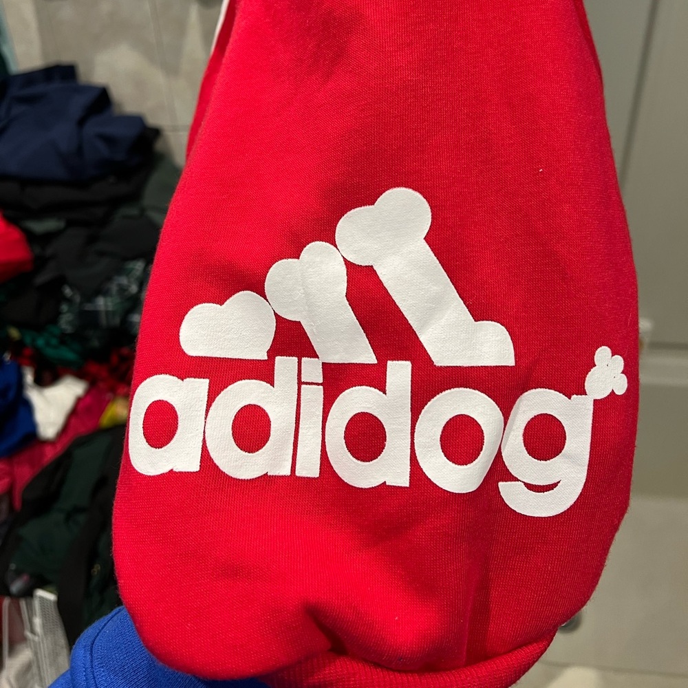 Addidas Inspired Dog Sweatshirt